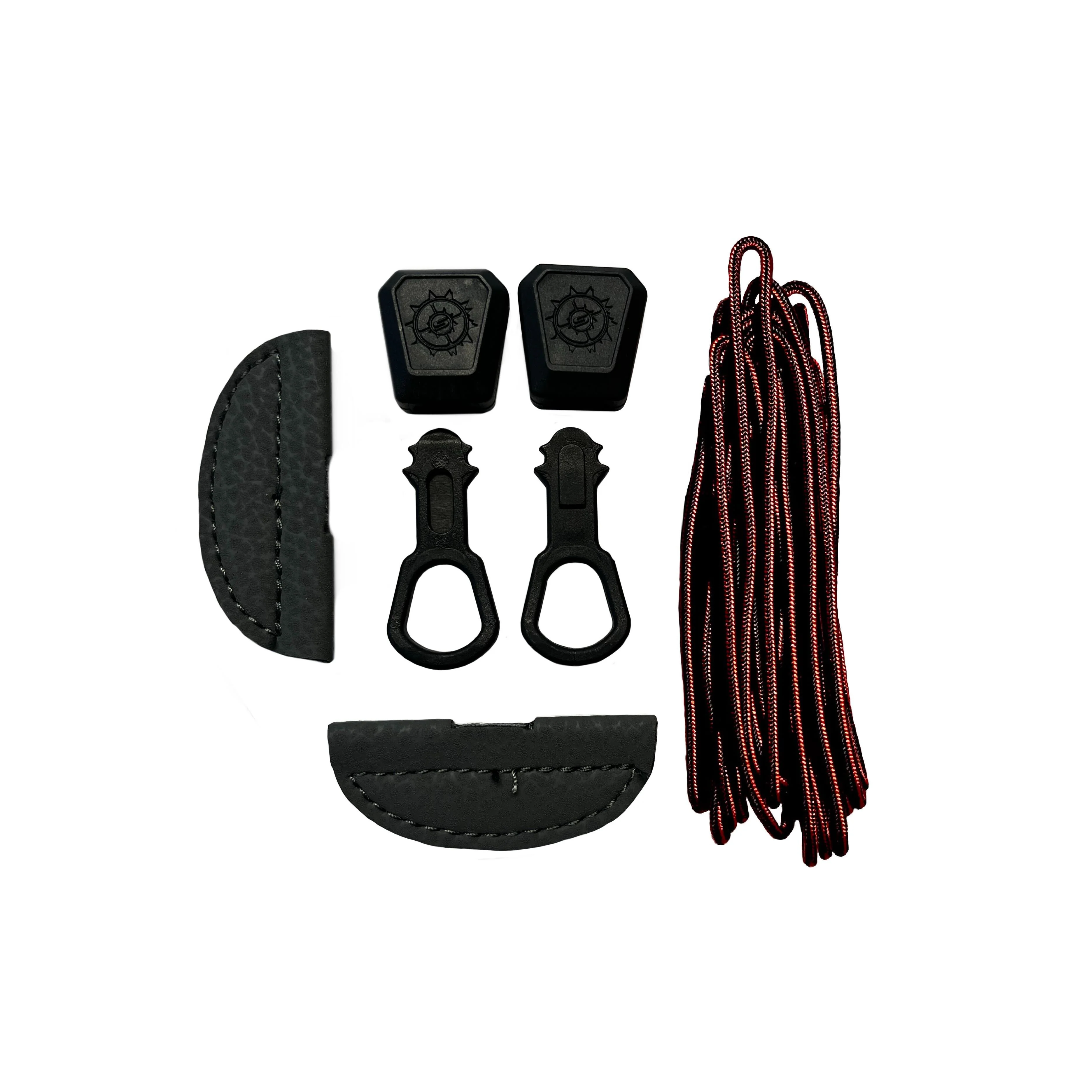 Binding Laces (black, red)